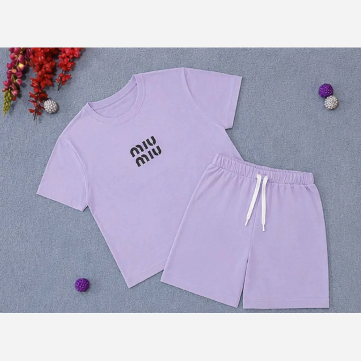 ست کراپ شورت سوپر نخ پنبه mumu