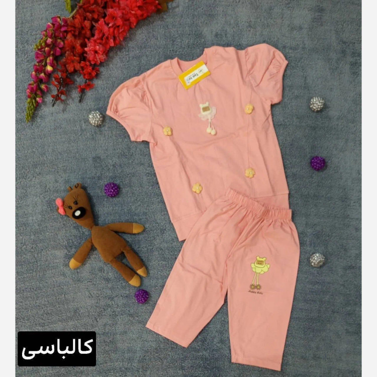 ست تیشرت شلوارک بچگانه عروسکی