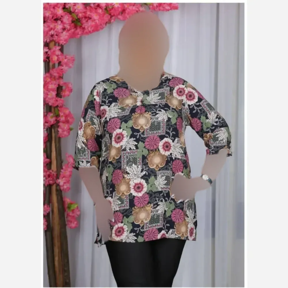 تونیک قواره دار نخی باکیفیت