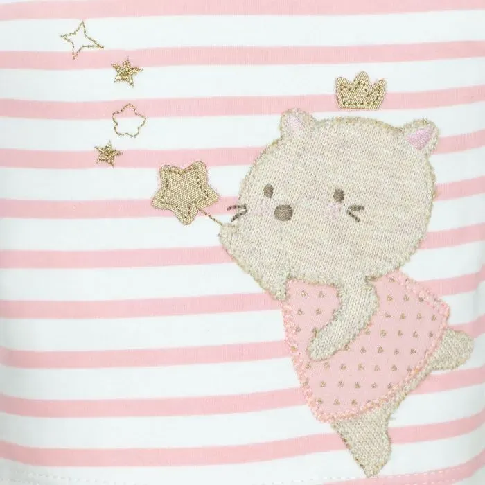 بلوز آستین بلند نخی طرح بالرین نیلی