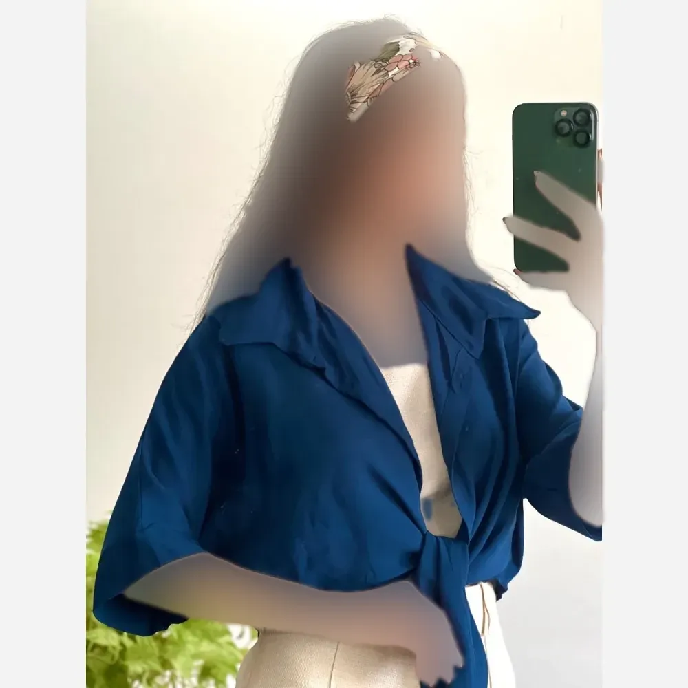 شومیز نخی گره ای خنک و تابستانه