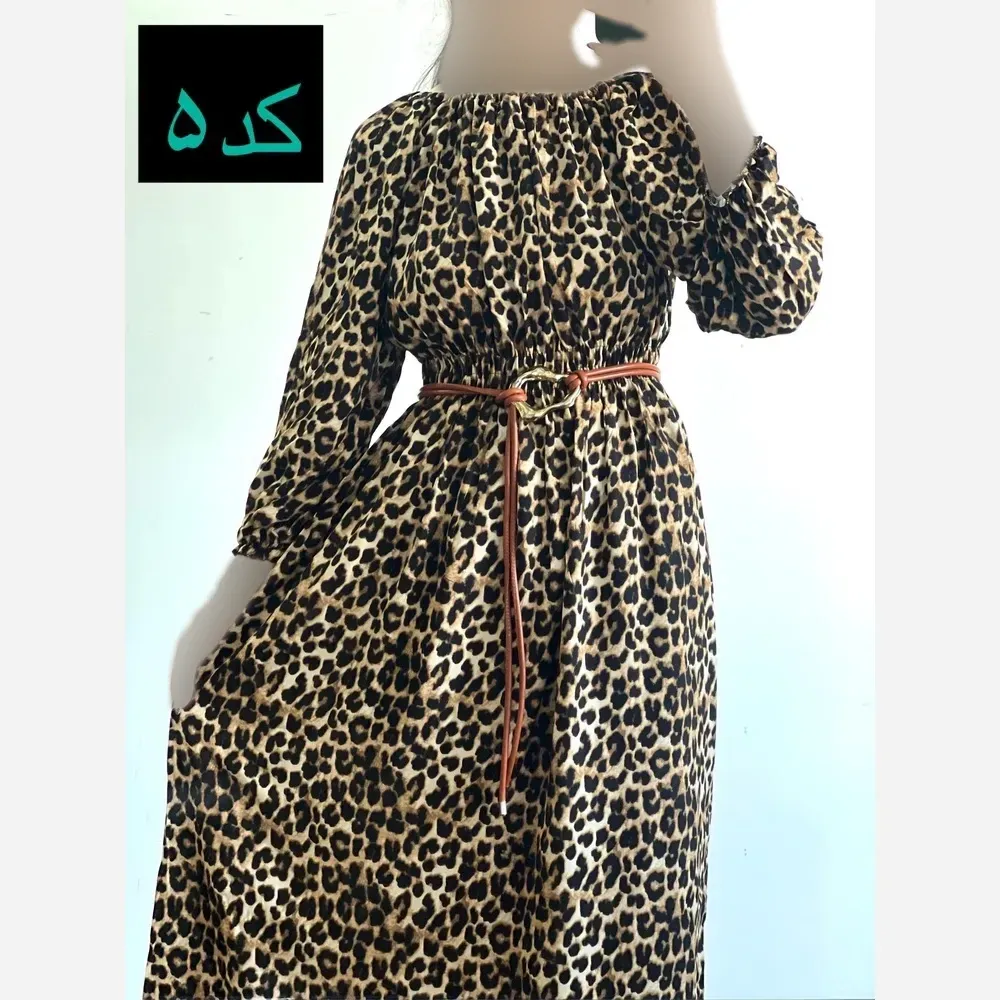 ساحلی نخی طرح دار خنک و تابستانه فری سایز