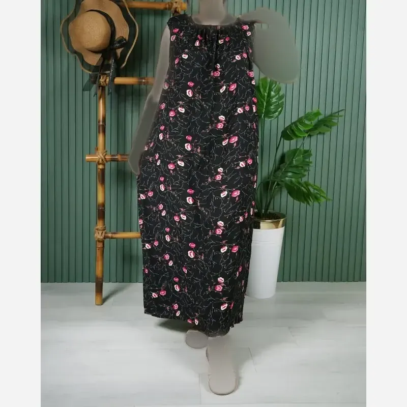 سارافون بلند نخی گل لاله خنک فری سایز