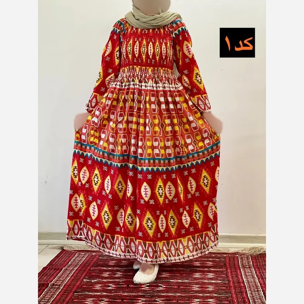 ساحلی کریشه هندی نخ هندی وارداتی فری سایز کش دوزی شده