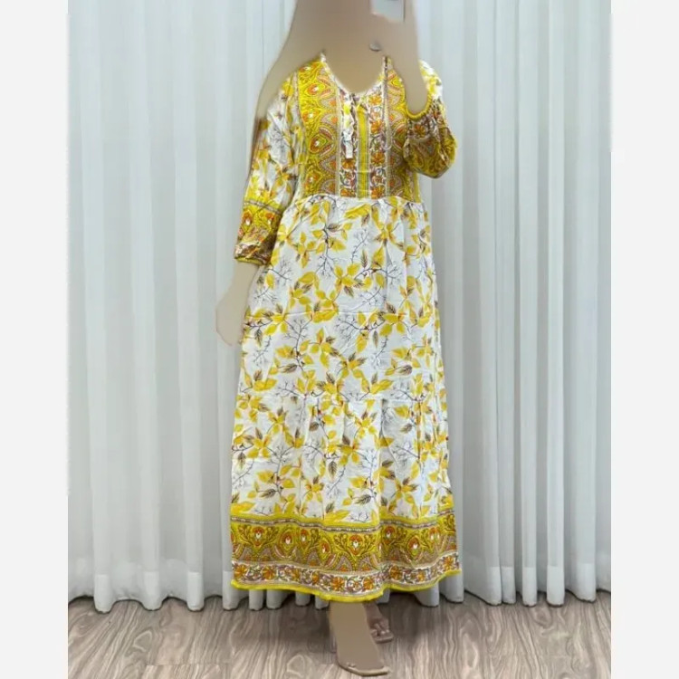 ساحلی نخی حاشیه دار زنانه فری سایز خنک و راحت