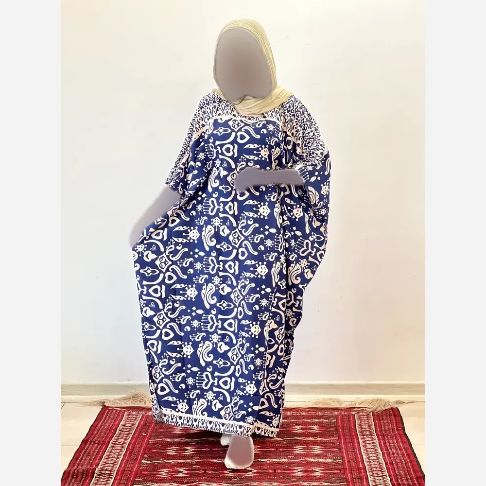 ساحلی خفاشی بوگاتی کرپ نخ فری سایز 38 تا 50 قد 135