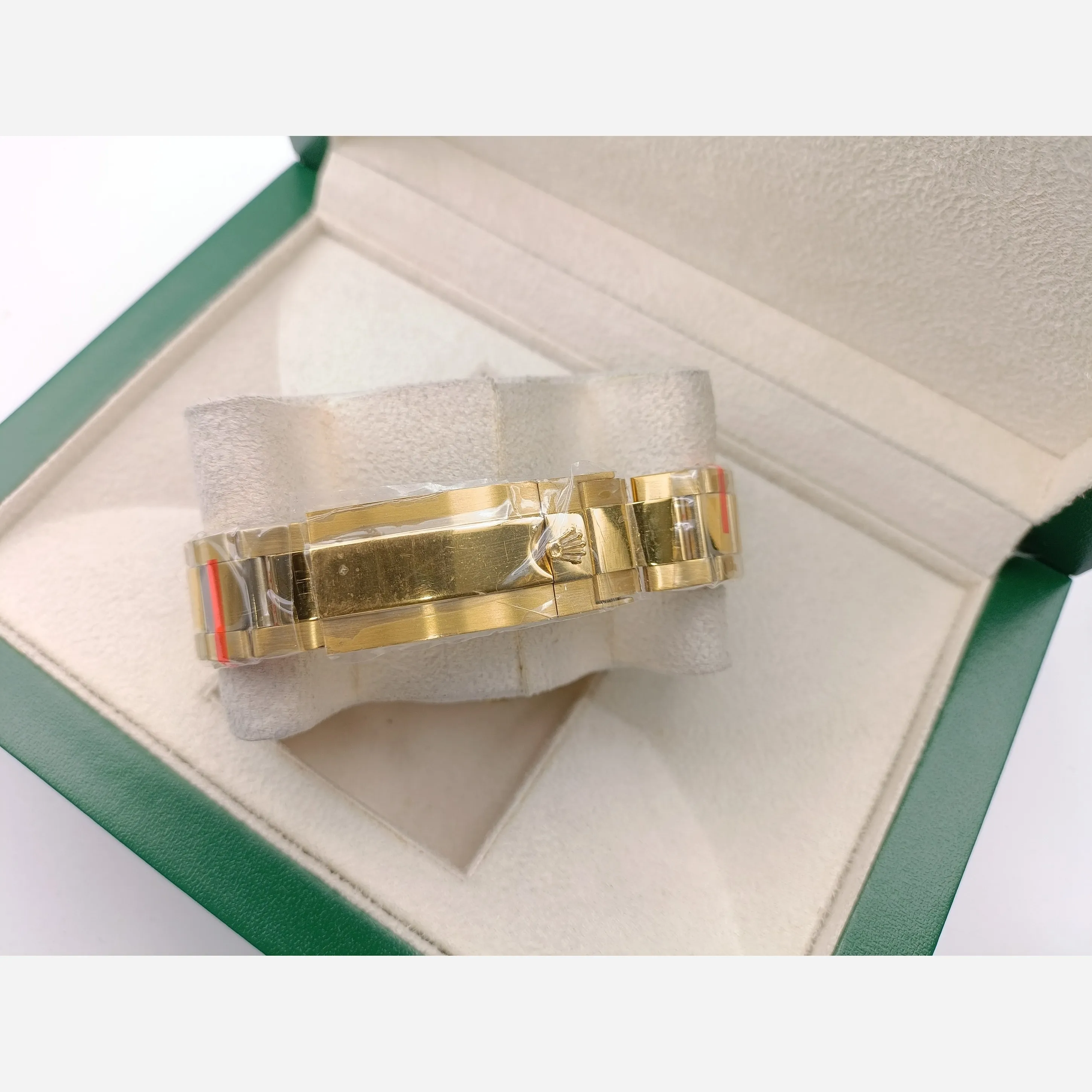 ساعت مچی مردانه رولکس دی تونا طلایی صفحه طلایی چهار موتوره کرنوگراف با بند استیل