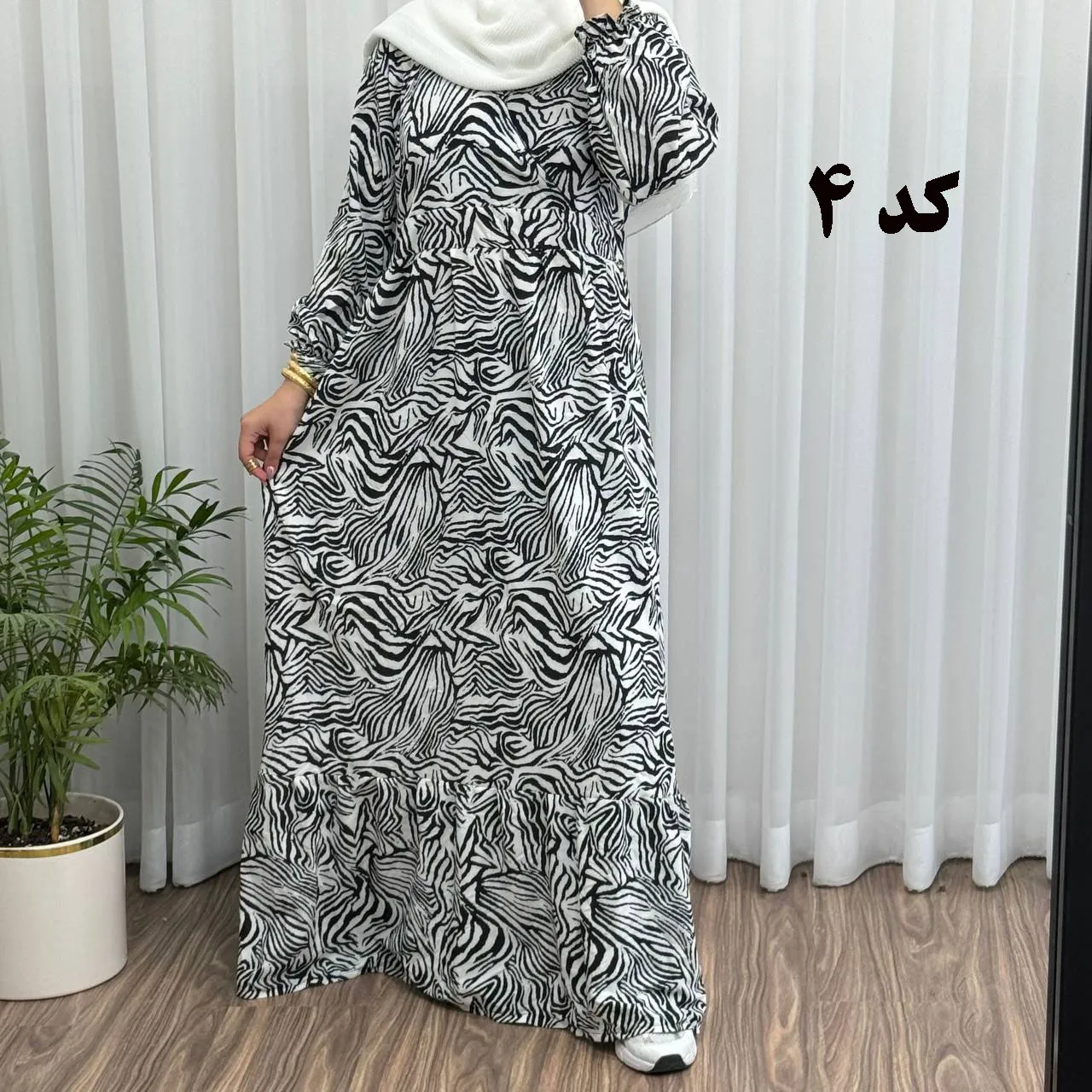 پیراهن ساحلی زنانه فلور گوزل فری سایز تا 50 یقه چپ و راستی بنددار تنخور شیک و راحت بدون چروک و آبرفت مناسب چهارفصل