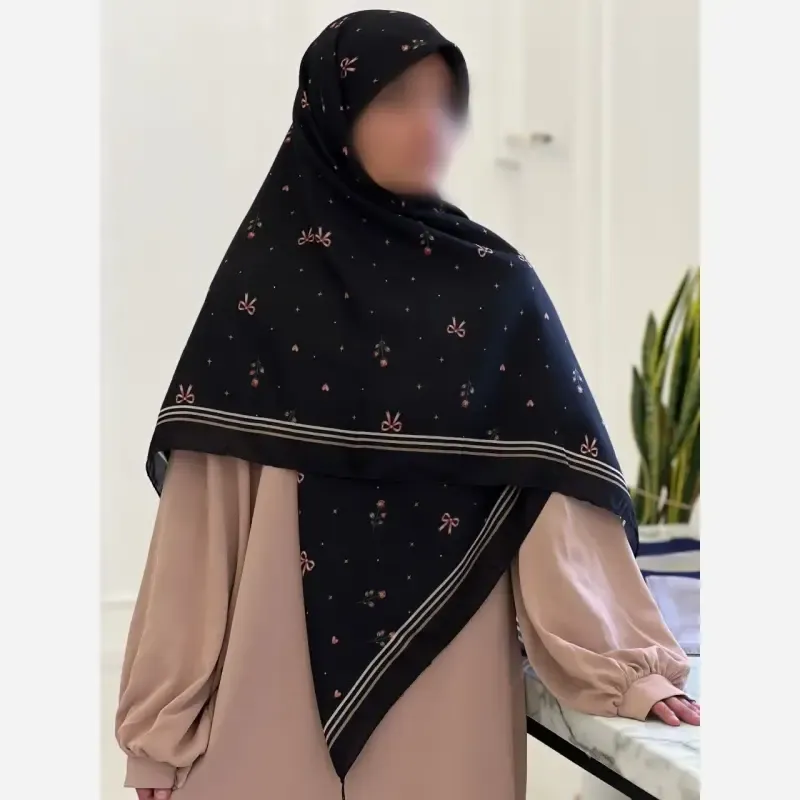 روسری نخی طرحدار قواره 140