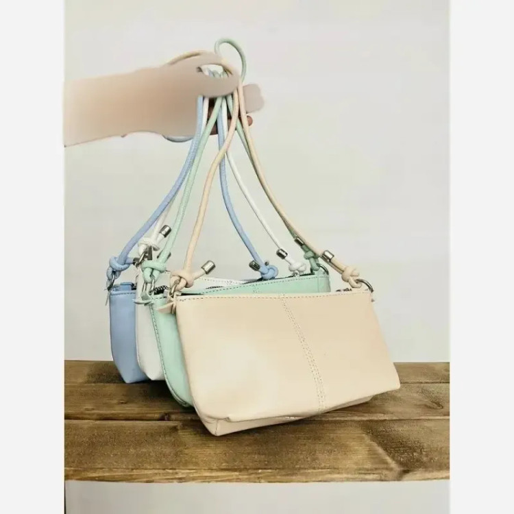 کیف فانتزی صابونی شیک رنگبندی متنوع سایز 22 در 12